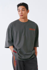 コアスモールロゴジャイアントフィットショートスリーブ Charcoal