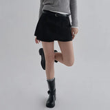 [Setive] Cotton Mini Skirt - 2 Colors
