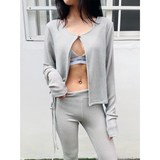 GLITTER SHORT CARDIGAN