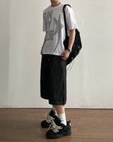 サンディプリンティングショートスリーブTシャツ