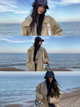 London Basic Oversized-Fit Trench Coat