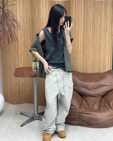 Rudil Crop-Dyed Short Sleeve Shirt