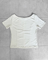 ミルキーカーブ ボートネックショートスリーブTシャツ