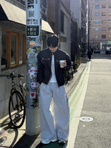 ワンジッパーバイカーデニムジャケット
