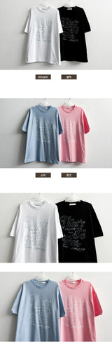 チューイーイラストショートスリーブTシャツ