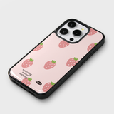 holiday epoxy bumper case (strawberry)