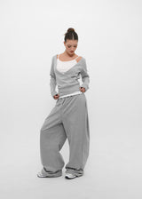[B-BASIC] Light Sweat Wrap Long Sleeve Tee