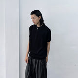 Minimal Textured Boxy Shirt