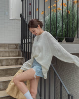 Dear Damage Denim Shorts
