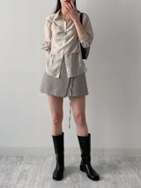 [Bustier SET] Artique Tencel Seethrough Blouse