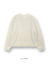 LMN Life Semi Oversized Fit Twisted Round Knitwear (5 colors)