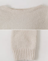 #セクシーワンショルダーボタンニット (3color)