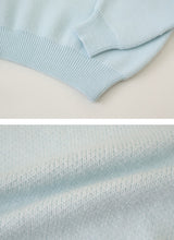 Round Or V-neck Daily Basic Knit (10color / 2type)