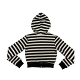 Stripe hood jumper (기모)
