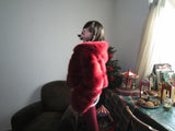 Red crop fur-JK