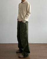 Milt Crop Knit Zip-Up