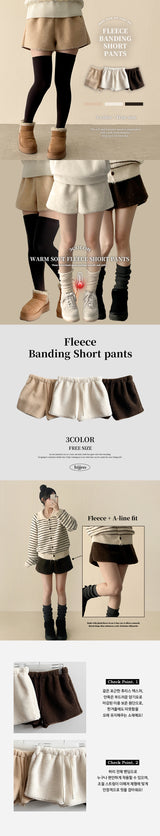Tobin Pogeun Fleece Banding Shorts