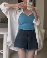 Peru denim shorts
