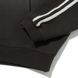 Vintage Spray Crow Key's Crop Hoodie (Charcoal)