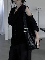 two-eyelet スクエアショルダーバッグ