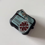 MOBN Acrylic Keyring (PaleAqua/Burgundy)
