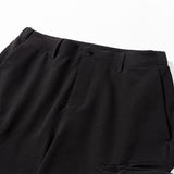 ポリースパンウィンターカーゴパンツ - ブラック