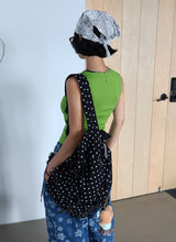 Dot dot string pocket backpack