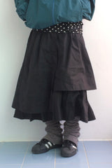 Layered Cut Shaped Skirt
