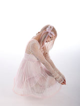 Rosé Island Jellyfish Series Sea Salt Jelly Dress Sheer Panel Lace Sweet Puffy Dress