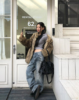 Fib Premium Mix Fur Coat