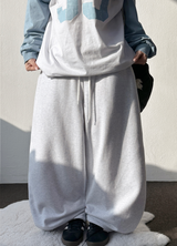ishishiku Basic Wide Long Pants 2 SIZE 3 COLORS
