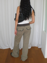 Cady low cotton pants