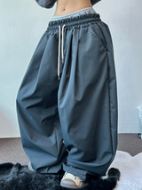 4000SOLD NYLON PINTUCK PANTS