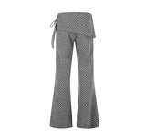 Riven Dot Wrap Flare Pants