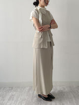 Momento Linen Long Skirt