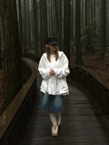Uni Over Two-Way Zip-Up Hoodie (7c)