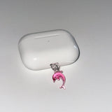 [8 Pin] レジン ドルフィン プラグ キーリング