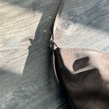 Mist Brown Curve Bucket Bag