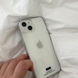 [Jelly] Stipe slim(white) Jelly case