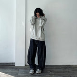 Linear Stitch Wide Denim
