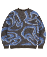 DESTROYED ECLIPSE HAIRY KNIT SWEATER