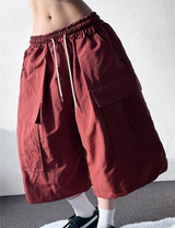Windy Nylon Rustling Cargo Bermuda 5 Color