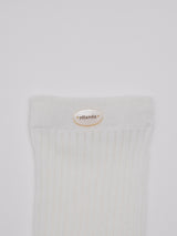 NUBASIC SEE-THROUGH LONG SOCKS WHITE