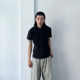 Back Panel Textured Henley