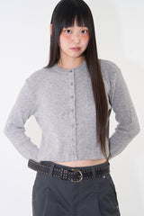 Chili cashmere crop cardigan