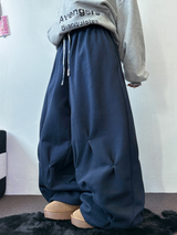 PUNCHING LOOSE HIP STREET LONG PANTS 💙🤎2COLOR