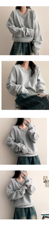 Lily Daily Reglan V-Knit