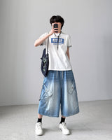 Bruce Cargo Bermuda Denim