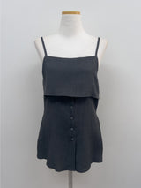 Attention Pleated Layered Bustier