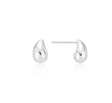 25FW★ Champagne Full Moon Silver Mary Bowl Earrings